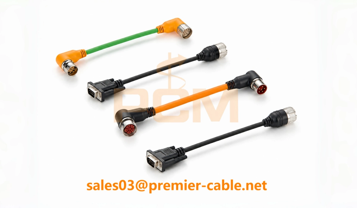 M23 power and encoder industrial connector for AGV servo motor drive cable assemblies M23 power and encoder industrial connector for AGV servo motor drive cable assemblies
