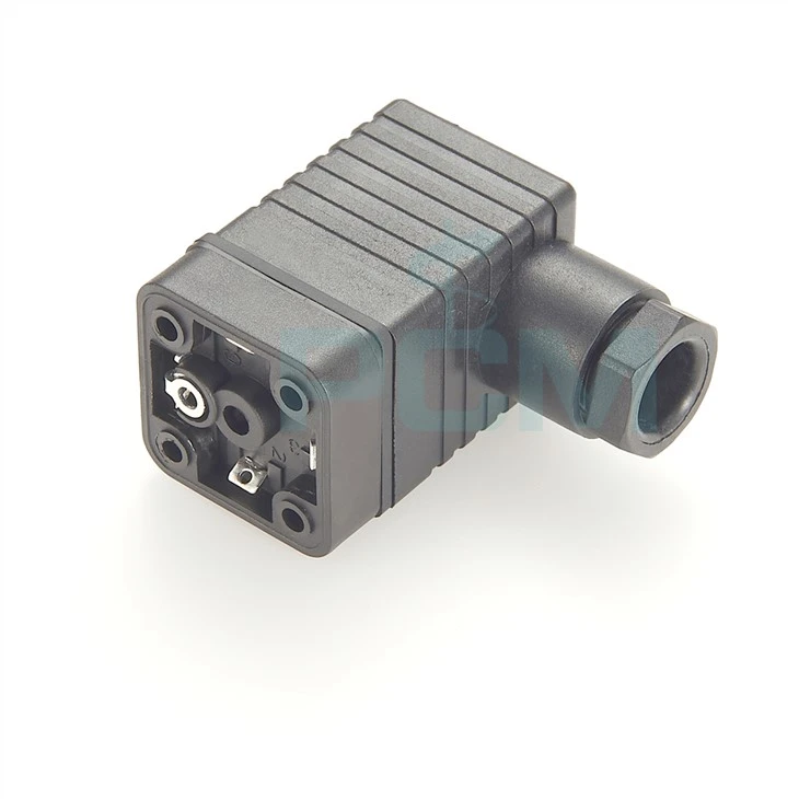 Hirschmann GDM 3009 J Black Form A Solenoid Valve Connector, 4 Pin, PG 9 Cable Entry, NBR Flat Gasket