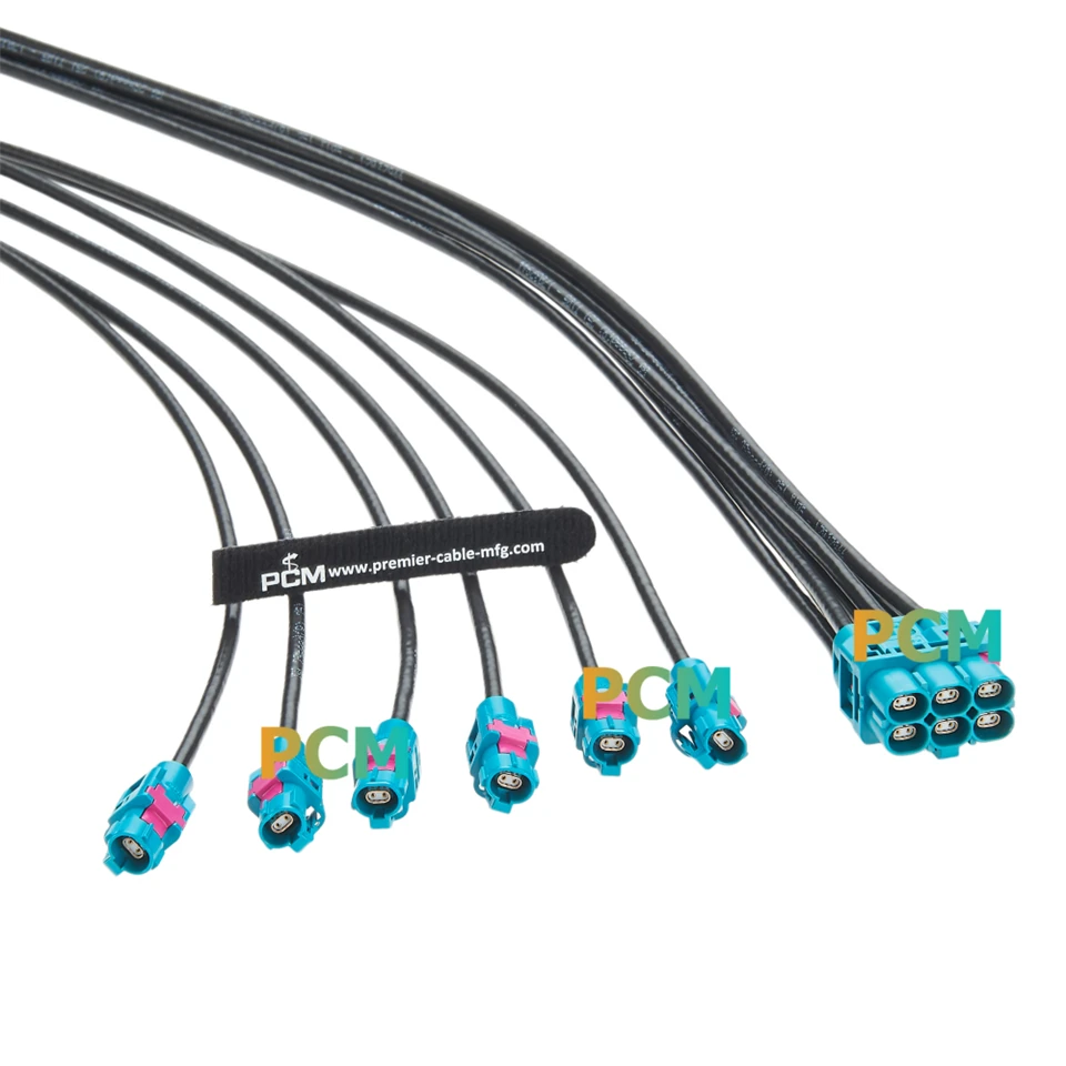 6 In 1 H-MTD Gigabit Automotive Ethernet Robotaxi Cable best