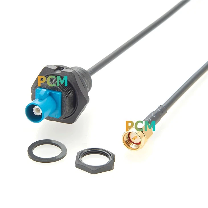 SMA to Blue Fakra Z RF Cable RG174