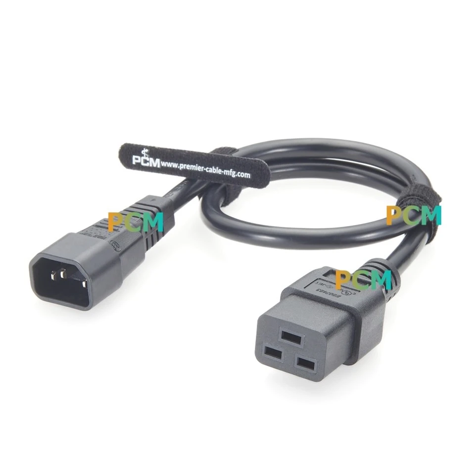 IEC 60320 C14 To C19 Power Cord