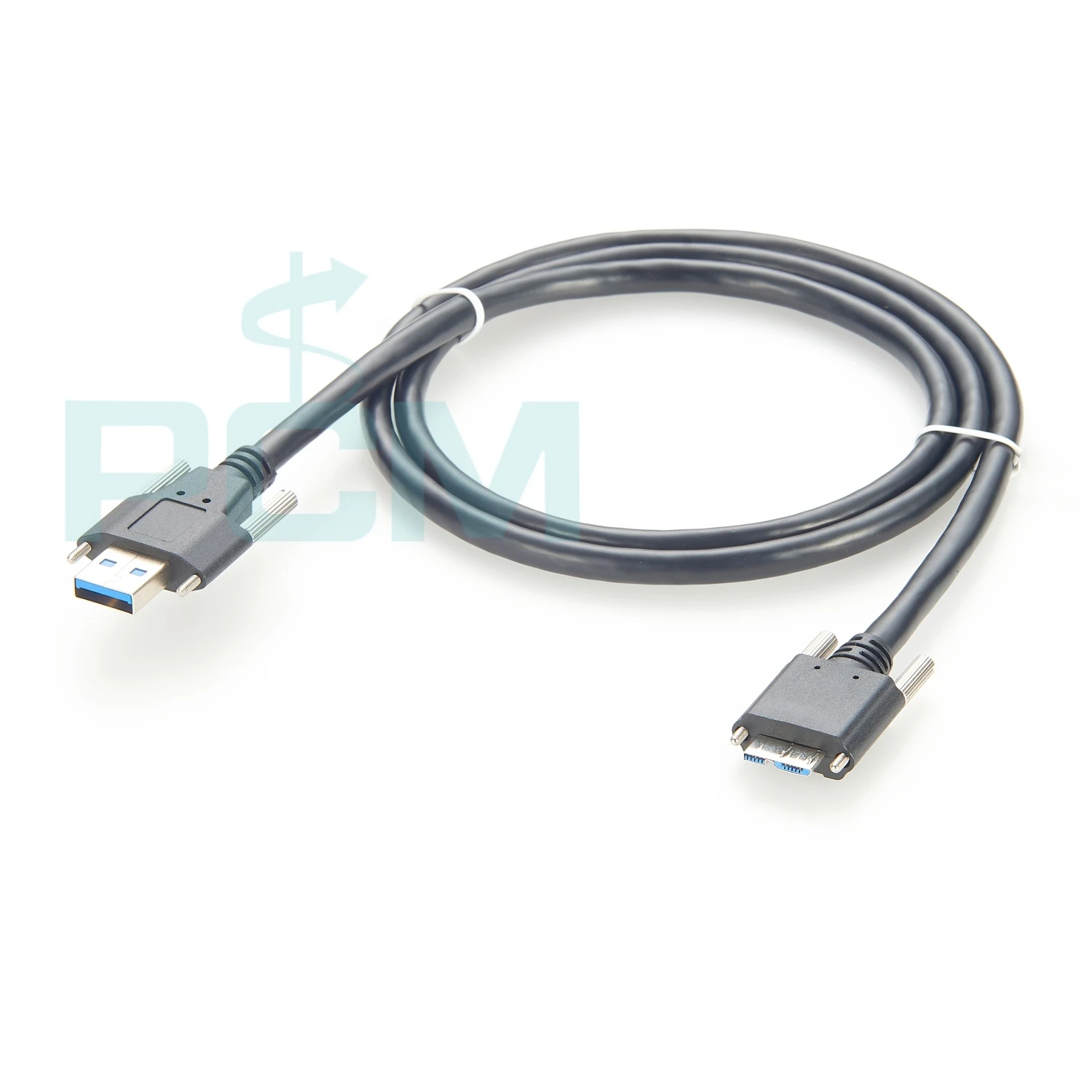 Machine Vision cable USB-A to Micro-B with Thumbscrews Machine Vision cable USB-A to Micro-B with Thumbscrews