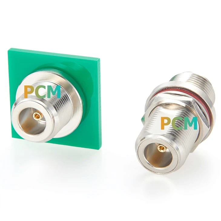 N-Type Female To Female Bulkhead RF Adapter