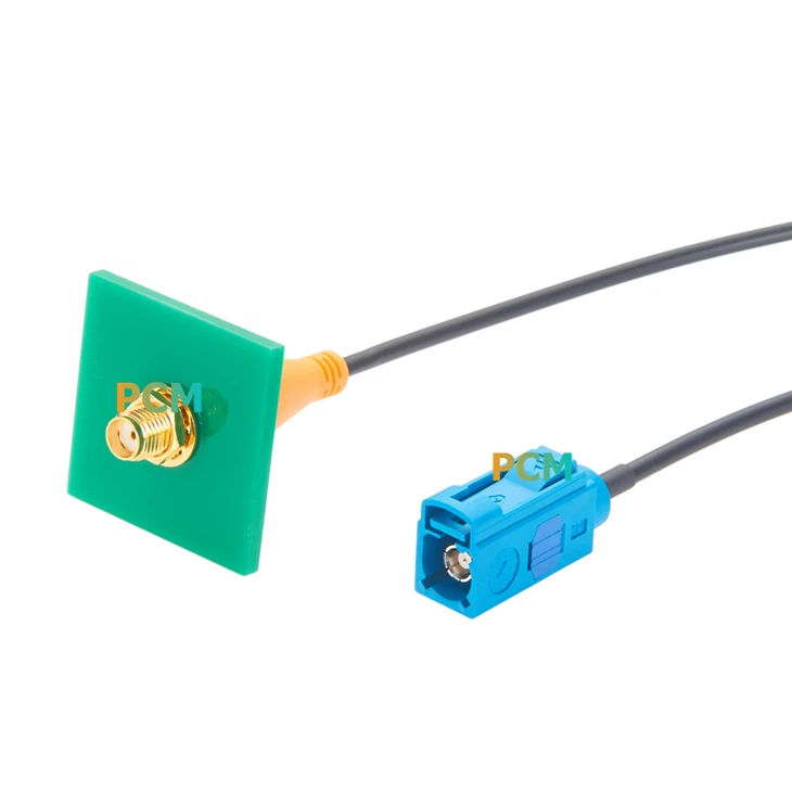 Fakra To SMA Bulkhead Adapter Cable RG174