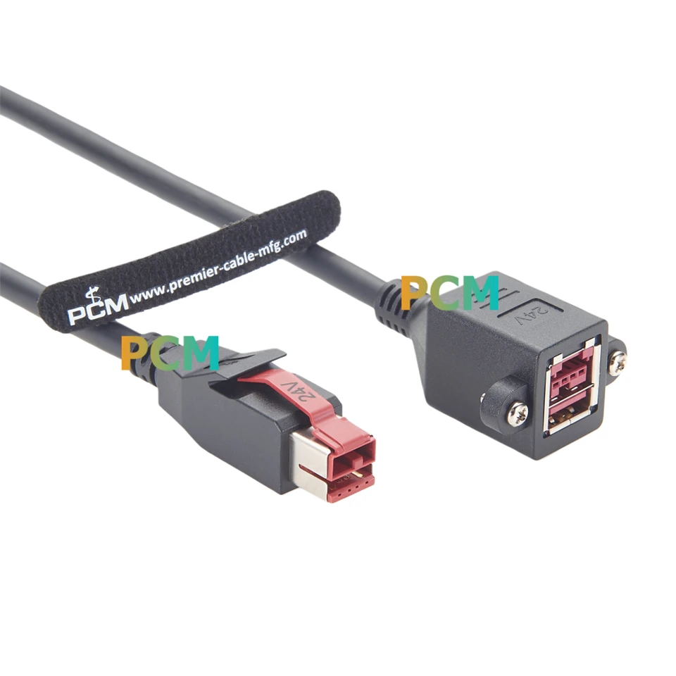 Powered USB Panel Mount 24V Cable suppliers