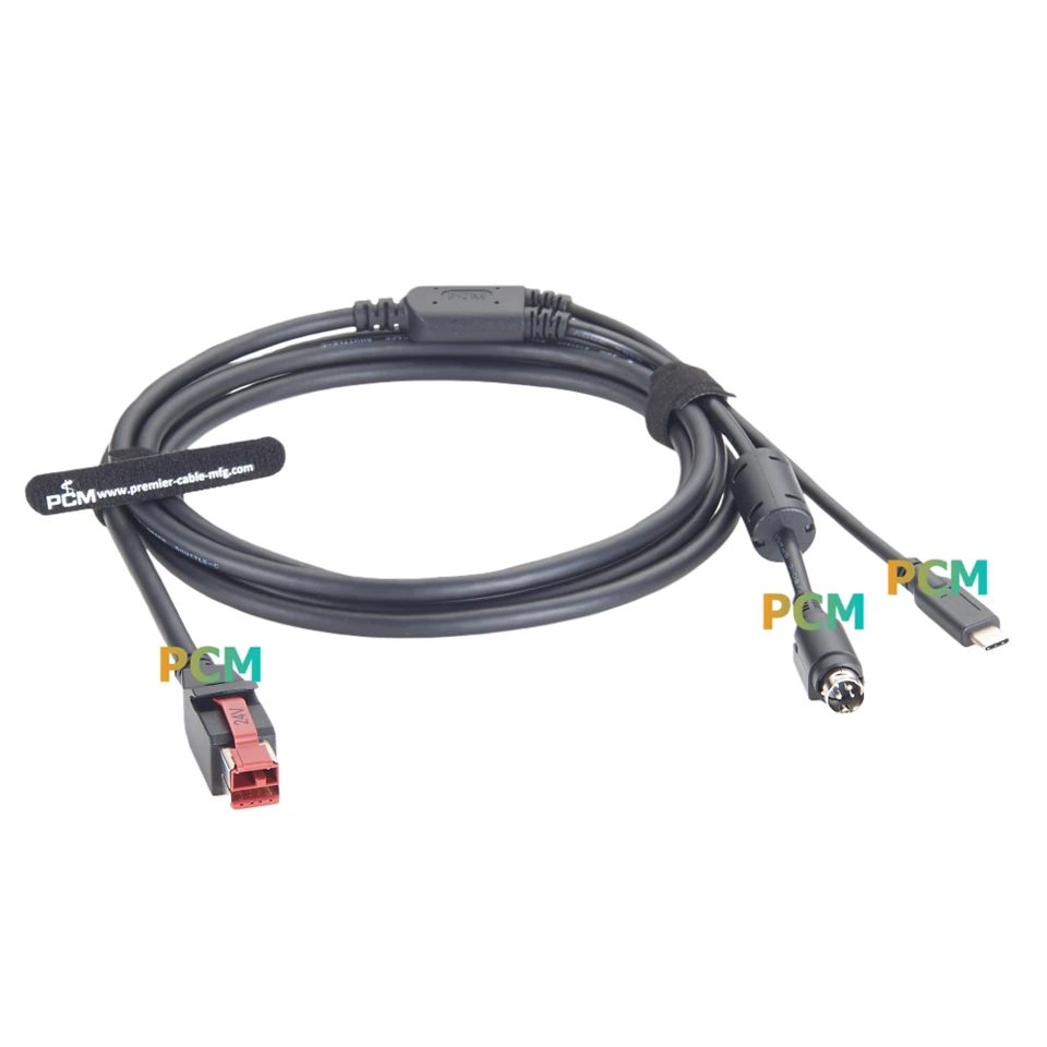 Powered USB To USB-C And Hosiden-M 24V Power Cable best