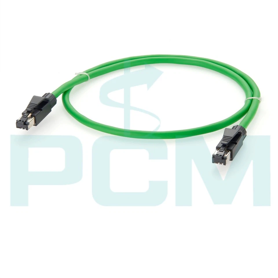Kabel Profinet RJ45 Kabel Konektor Ethernet Pria