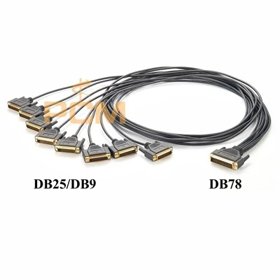 Kabel Pemisah DB78 Pin Ke 8 Port DB25 DB9