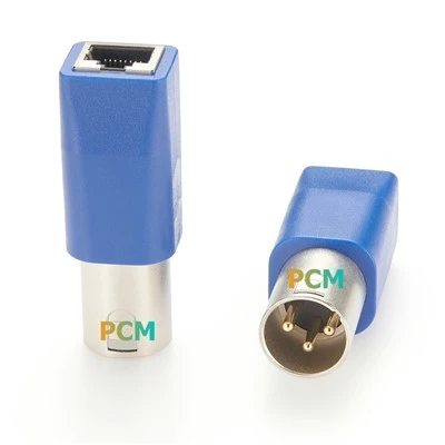 Ethernet XLR ke Adaptor Jaringan DMX Profesional RJ45
