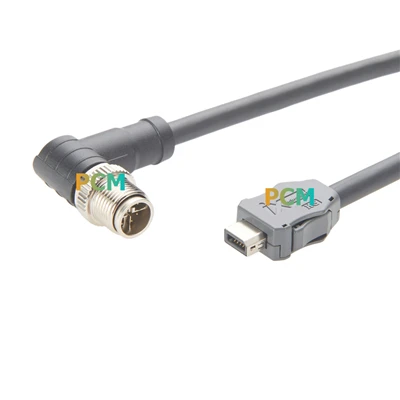 IX Kunci Ke Kabel STFP M12 CATA6 Sudut Kanan