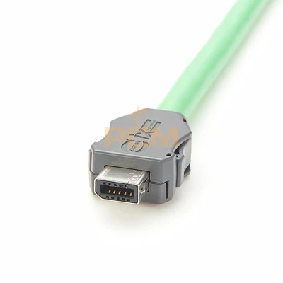 IX Industrial Connector A-Coded Plug untuk mencolokkan kabel Ethernet