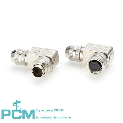 M16 Konetor Sudut Kanan 2 3 4 5 6 7 8 pin