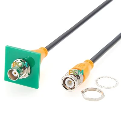Pemasangan Panel Kabel BNC Pria Ke Wanita