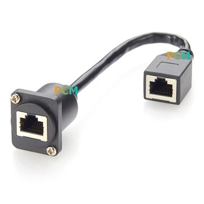 Kabel Pemasangan Flange RJ45 pada Potongan Panel XLR