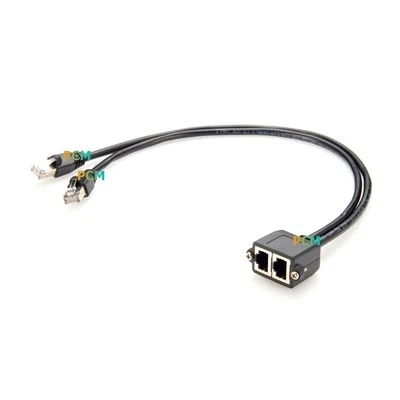 Kabel Pemasangan Panel RJ45 2 Port yang Dapat Ditumpuk
